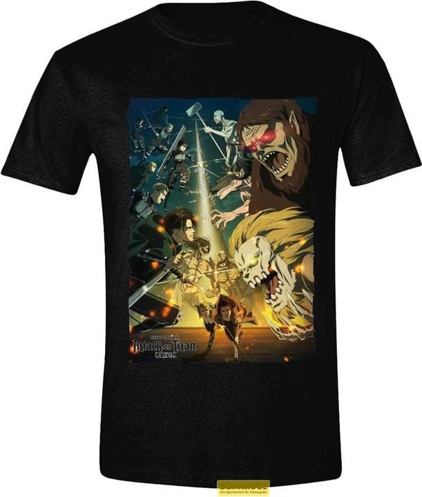 Death Note Attack On Titan T-Shirt The Fight (S) (S)