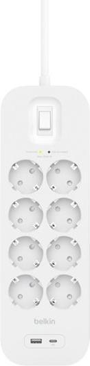 Image du produit Belkin Protection contre les surtensions Surgemaster (8 x, 2 m)