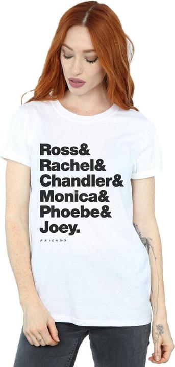 Produktbild Friends First Names Text TShirt (XL)