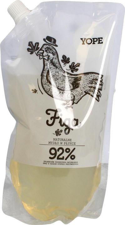 Yope Natural Fig Liquid Soap Refill 500ml (Flüssigseife, 500 ml)