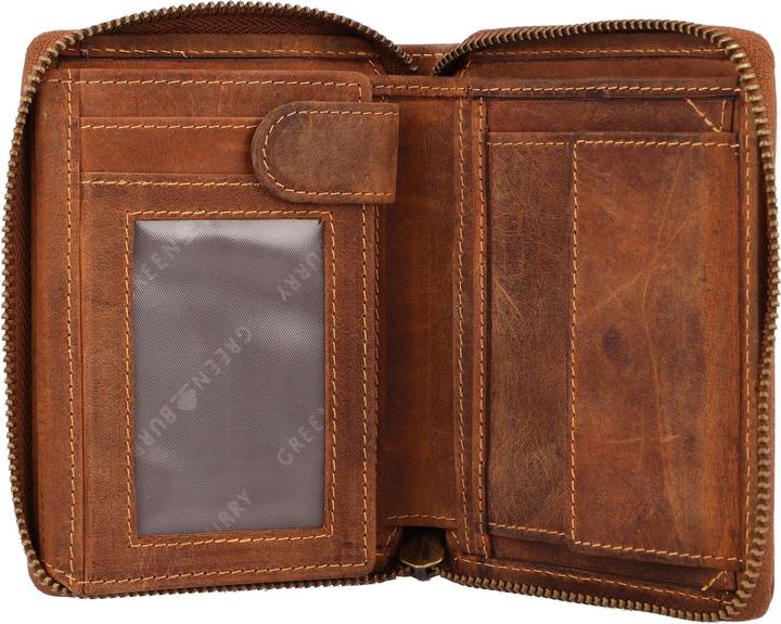 Produktbild Greenburry Vintage Sternzeichen Geldbörse Leder 10 cm
