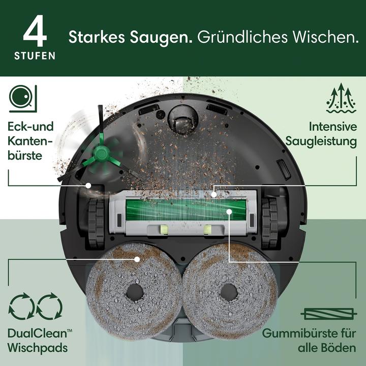 Productafbeelding iRobot Roomba Plus 405 Combo + AutoWash Dock (Stofzuigrobot)