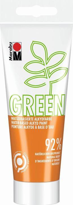 Actual product image Marabu Craft Paint Alkyd Paint Green Orange, 100 ml (Orange, 100 ml)