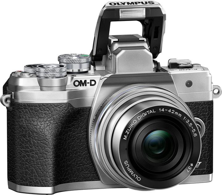 Olympus OM-D E-M10 Mark IV Pannenkoekenpakket (14 - 42 mm, 20 Mpx, Micro Vier Derde)