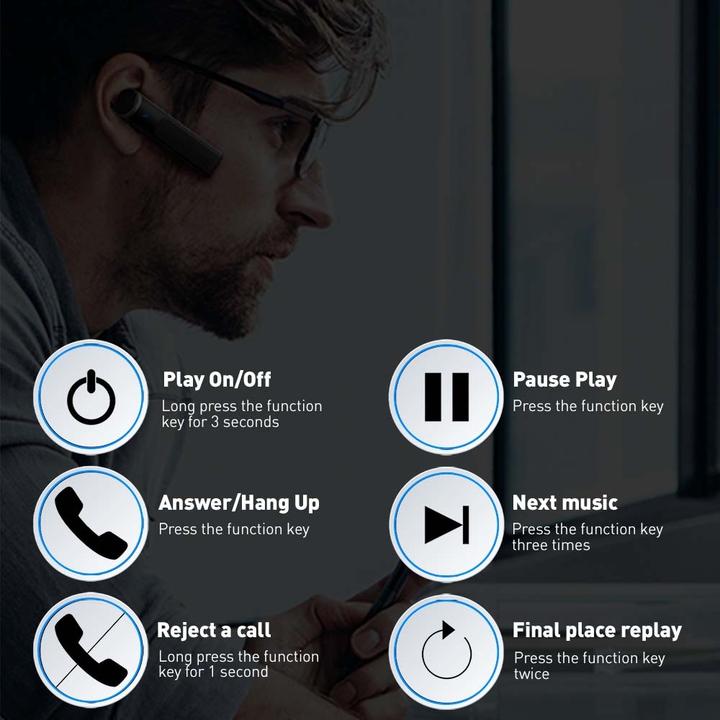 Produktbild Tellur Bluetooth-Kopfhörer Vox 40 schwarz (720 h, Kabellos)