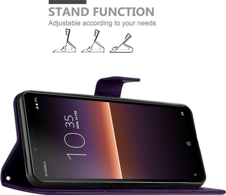 Produktbild Cadorabo Hülle für Samsung Galaxy A80 / A90 4G mit Blumen Muster (Samsung Galaxy A80)