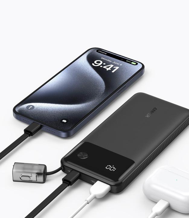 Immagine prodotto Anker PowerBank 10000mAh 22.5W nero (10000 mAh, 22.50 W, 22.50 Wh)