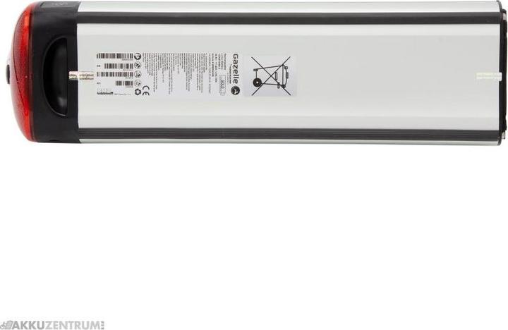 Actual product image BMZ E-Bike Akku GAZELLE Innergy Silver Gepäckträgerakku 36V 8,8Ah (313,9Wh) - Gepäckträger (E-Bike battery)