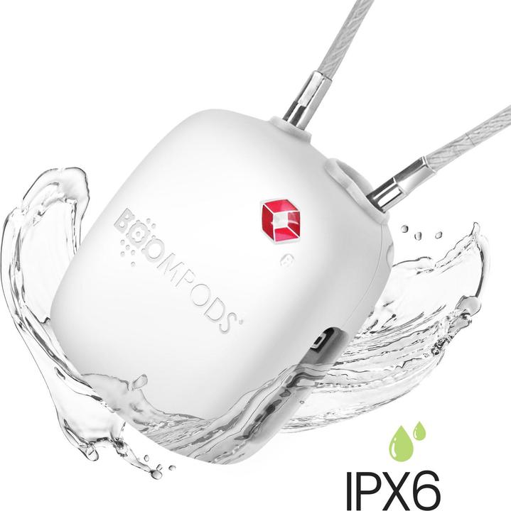 Produktbild Boompods LOCK TSA Bag Tracker White (Apple)