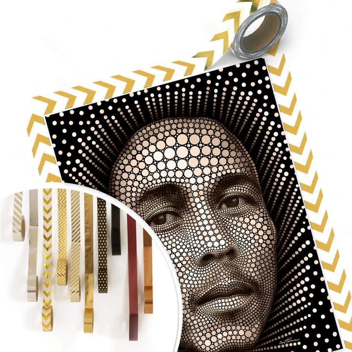 Produktbild Trenddeko Ben Heine - Circlism: Bob Marley (50 x 60 cm)