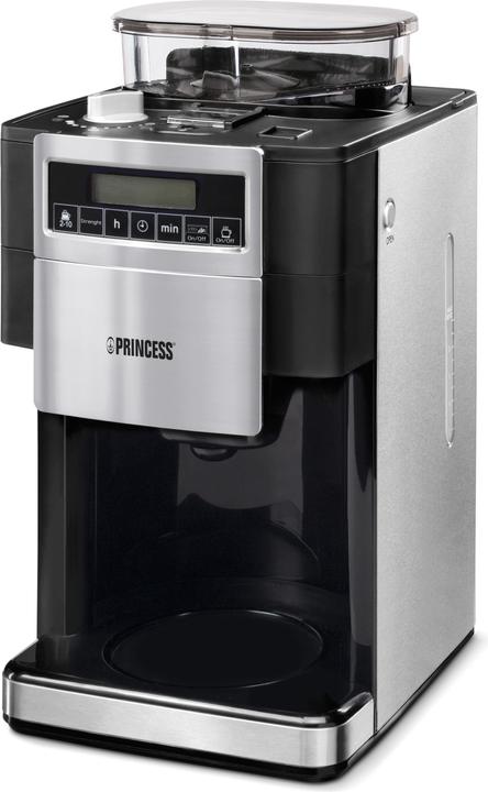 Immagine prodotto Princess 249402 Caffettiera Grind and Brew DeLuxe - Caffettiera a filtro - 1,25 l - Gema...