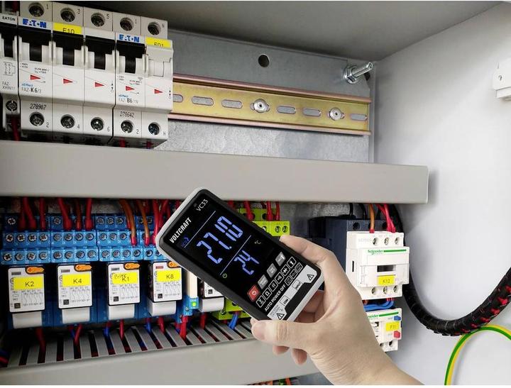 Image du produit Voltcraft VC33 Multimètre manuel calibré (ISO) numérique Affichage (Counts) : 5999 (CAT III 600V)