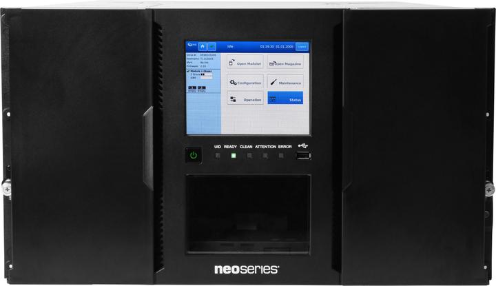 Produktbild Tandberg Data Tape Library OV-NEOxl92xDFC NEOxl 80 LTO-9, 80-Slot (LTO, 3600 GB)
