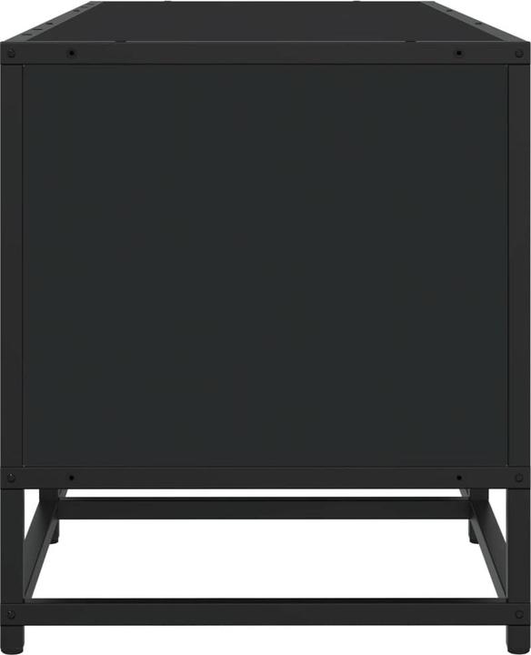 Actual product image VidaXL TV cabinet Lowboard TV cabinet TV table black wood-based material