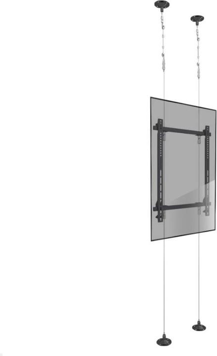 Actual product image MonLines MDH011 TV floor/ceiling mount with cable system 42 - 75 inch (Ground, 75", 30 kg)
