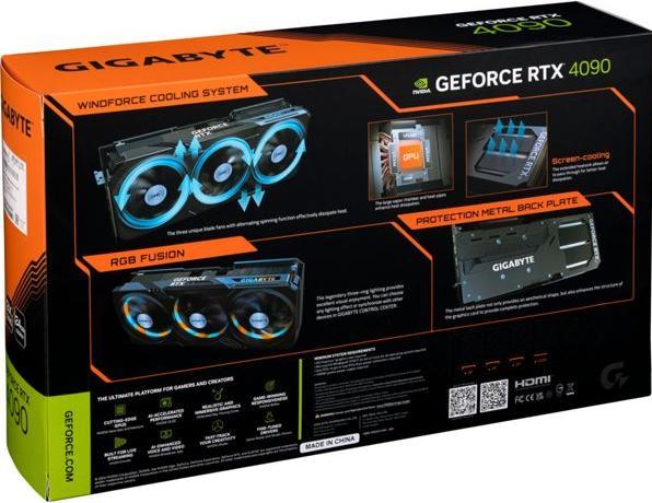 Actual product image Gigabyte GeForce RTX 4090 GAMING OC 24G (24 GB)