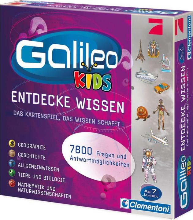 Produktbild Clementoni Galileo Kids Das grosse WissensQuiz (Deutsch)