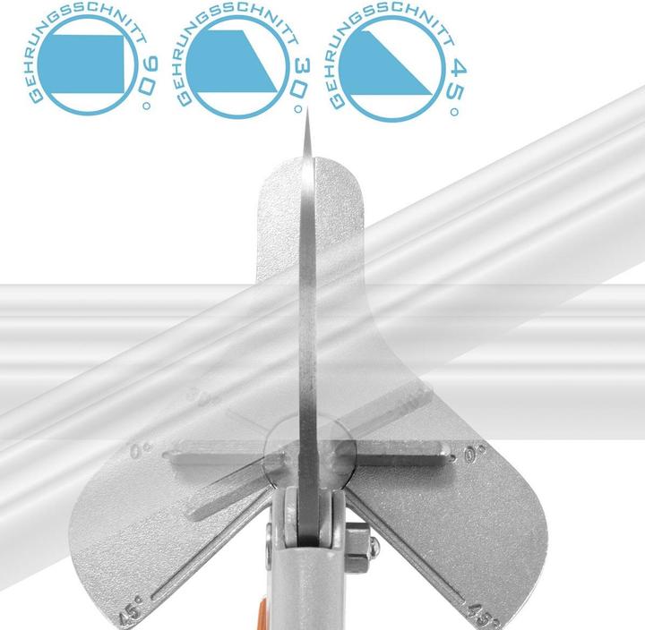 Produktbild Stahlwerk Gehrungsschneider | Gehrungsschere Einstellbare Winkel 30° | 45° | 90° (14490 mm)
