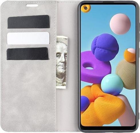 Produktbild MU Classic Classic V Leder Bookcover Series (Samsung Galaxy A21s)