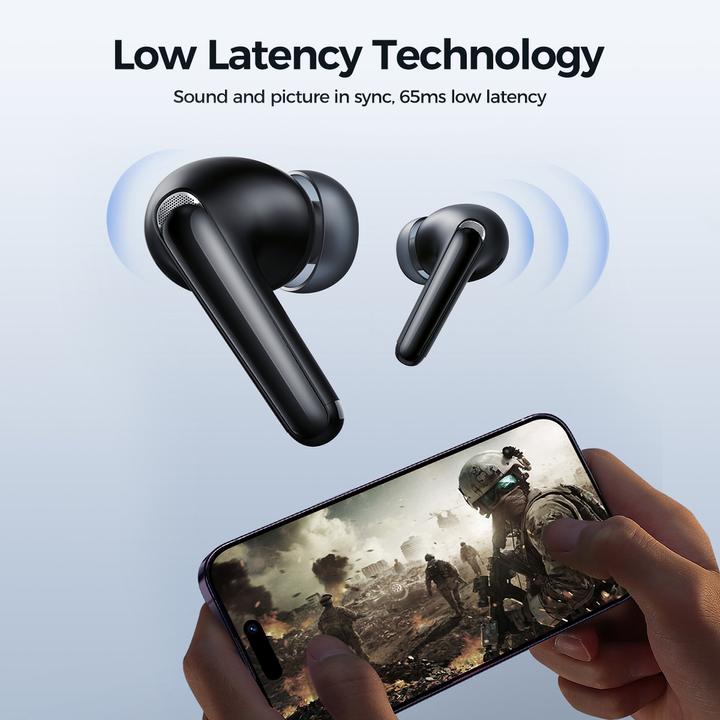 Image du produit Joyroom Écouteurs sans fil Bluetooth 5.3 TWS Funpods Series JR-FB3 - noir (35 h, Filaire)