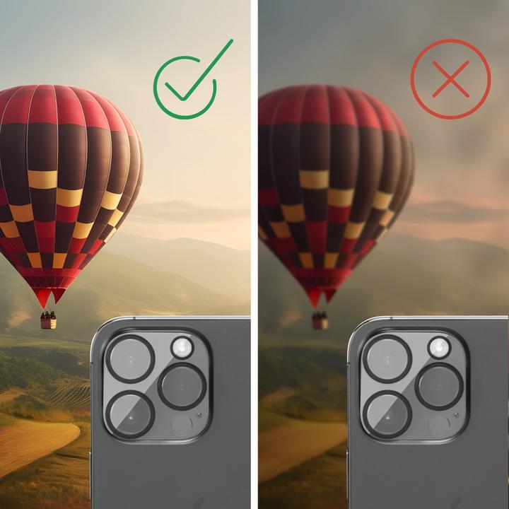 Image du produit Hama Cam Protect (1 pièce(s), Apple iPhone 16, Apple iPhone 16 Plus)