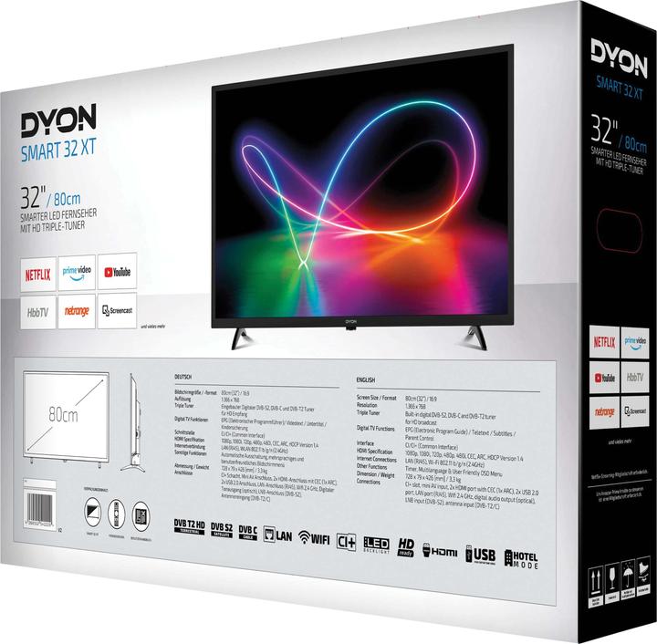 Immagine prodotto Dyon Smart 32 XT (32", LED, Pronto per l'HD)