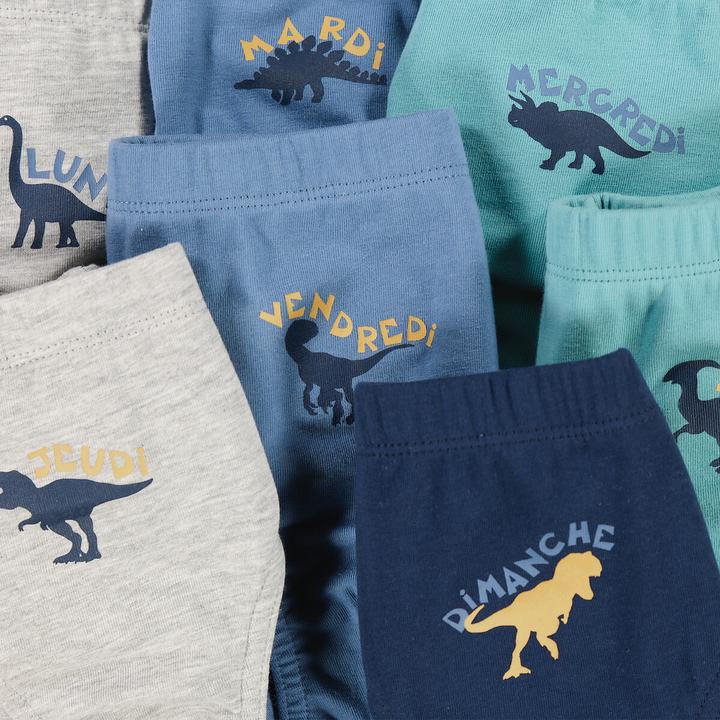 Actual product image La Redoute Collections 7-pack of dinosaur briefs (128, pack of 7)