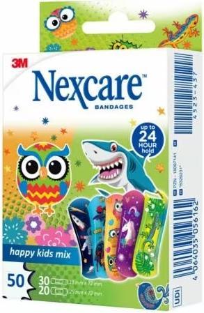 Produktbild Nexcare Happy Kids Mix (50 x)