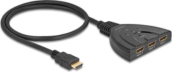 Produktbild Delock HDMI Switch 3 x HDMI in zu 1 x HDMI out 8K 60 Hz mit