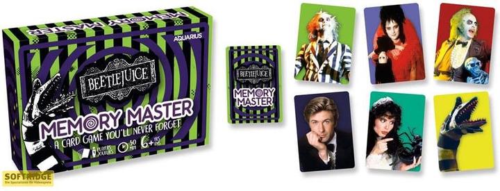 Actual product image Aquarius Beetlejuice jeu de cartes Memory Master *ANGLAIS* (English)