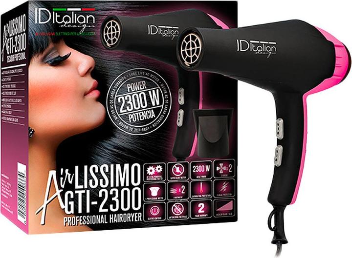 Italian Design AIRLISSIMO GTI 2300 secador #rosa
