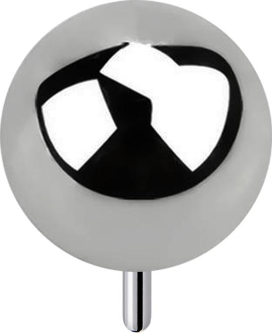 Star Piercing Threadless Kugel silber (ohne Messing, Titan G23)