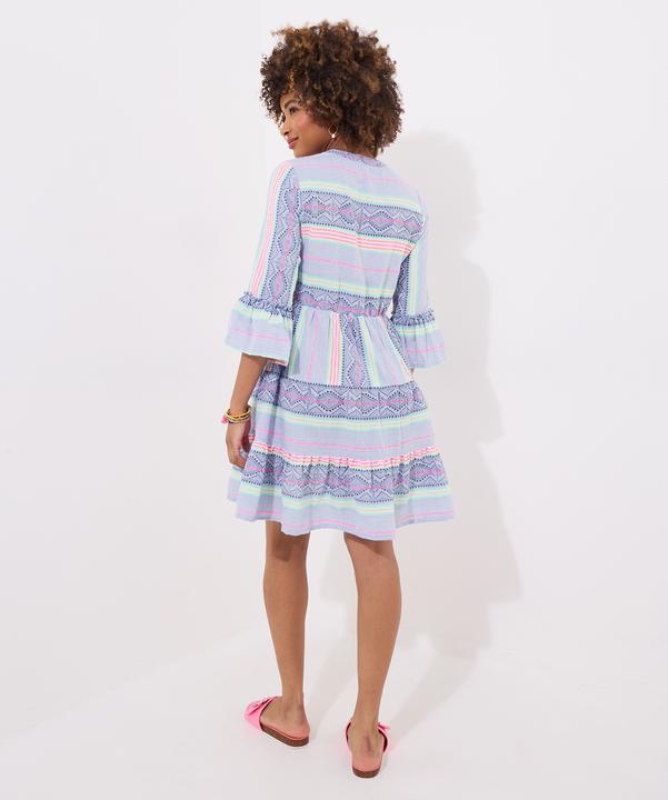 Produktbild Joe Browns Neon Striped Jacquard Flared Sleeve Tunic Mini Dress (16)
