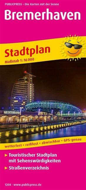 Produktbild Bremerhaven. Stadtplan 1 : 16 000 16000