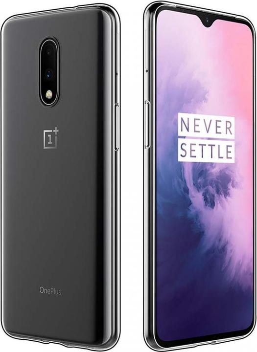 Actual product image Screenguard OnePlus 7 Flexible TPU Clear Case (OnePlus 7)