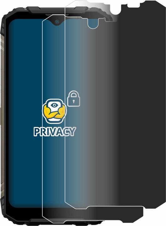 Actual product image BROTECT Anti-spy privacy film Blue light protection film (2 Piece, Doogee S96 Pro)