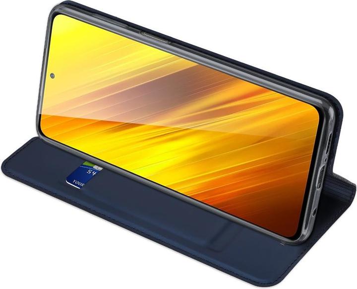 Produktbild Dux Ducis Xiaomi Poco X3 - Flip Folio Case dunkelblau (Xiaomi Poco X3 NFC)