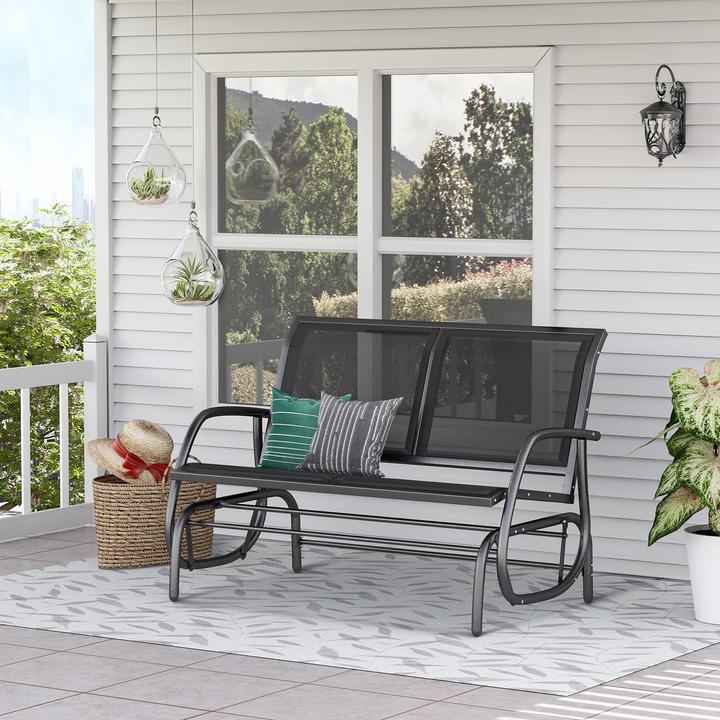Image du produit Outsunny Banc à bascule pour 2 personnes