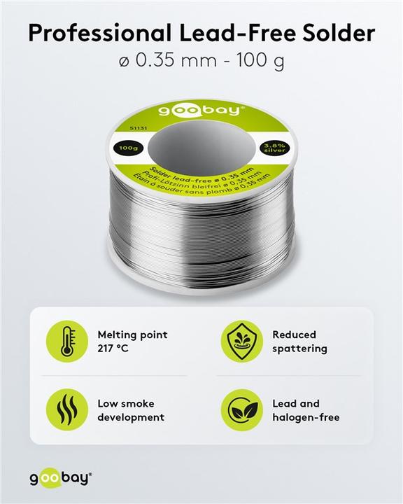 Actual product image Goobay Professional lead-free solder (Solder)