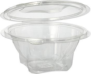 Actual product image Starpak Delicatessen and salad bowls with hinged lid (50 x)