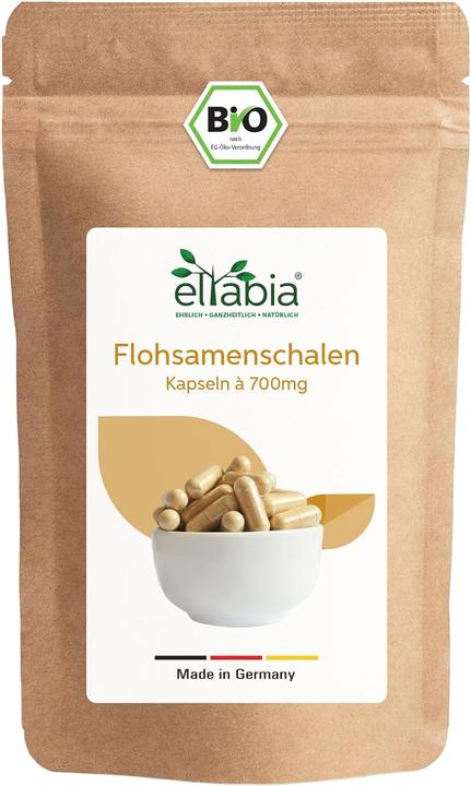 Eltabia Organic psyllium husk capsules 500 (500 Piece, Capsules)
