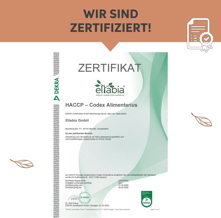 Produktbild Eltabia Guarana Pulver aus Brasilien | Natürliches Koffein in Premium Rohkost-Qualität als Kaffee-Ersatz (Pulver, 100 g)