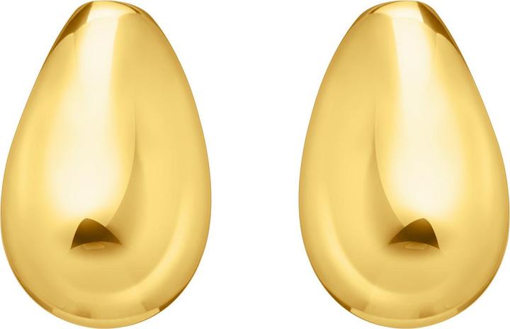 Actual product image Thomas Sabo Stud earrings teardrop shape (750 yellow gold gilding, 925 sterling silver)
