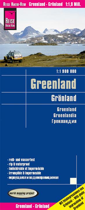 Immagine prodotto Mappa della Groenlandia. Groenlandia. Groenlandia
