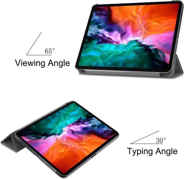Produktbild MU Classic Dreifach faltbare Leder Hülle (iPad Pro 12.9 2021 (5. Gen))