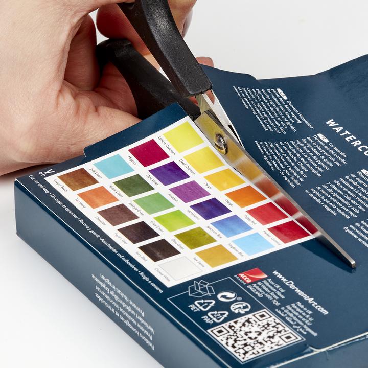 Actual product image Derwent Watercolour Paint Pan Set 24 - (601129) (Multicoloured)