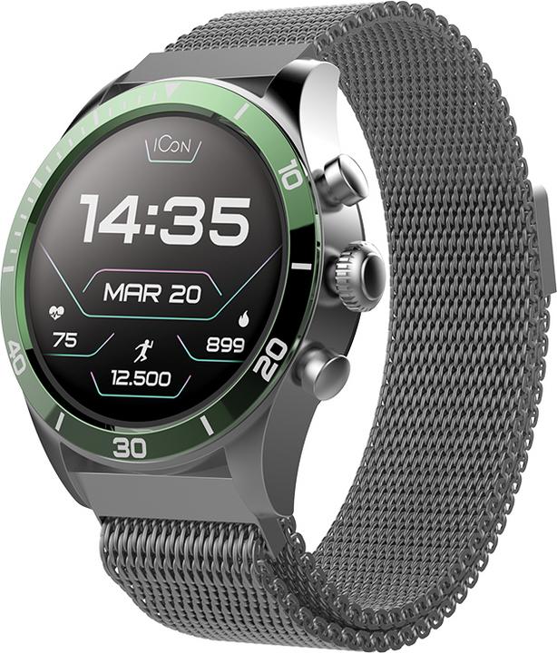 Productafbeelding Forever AMOLED ICON AW-100 Smartwatch - Groen (42 mm)