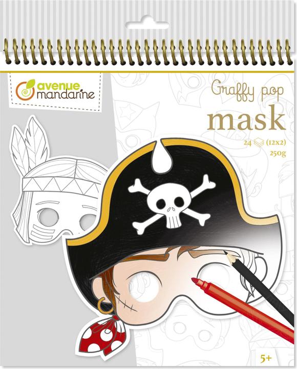 Produktbild Avenue Mandarine Maskenmalbuch Graffy Pop