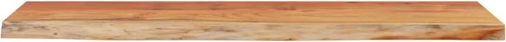 Immagine prodotto VidaXL Scaffale da parete rettangolare con bordo ad albero, scaffale da ufficio in legno massiccio di (20 x 2,5 x 2,5 cm)
