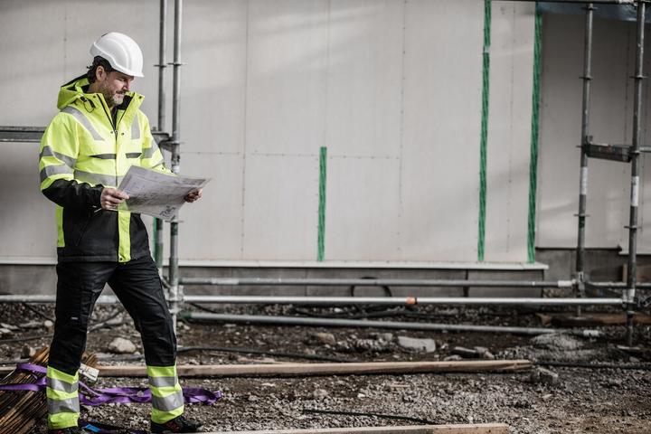 Actual product image Projob 6523 Work Trousers Hv Class 1 (54)